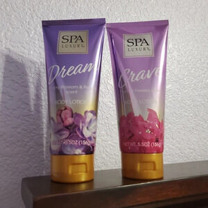 Spa Luxury Crave & Dream Cherry Blossom Freesia Body Lotion Bundle 2